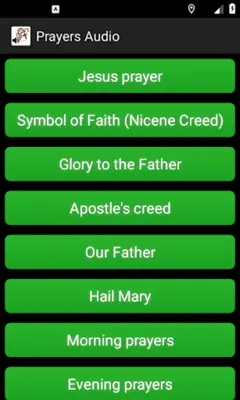 Christian prayers audio android App screenshot 0