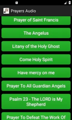 Christian prayers audio android App screenshot 3